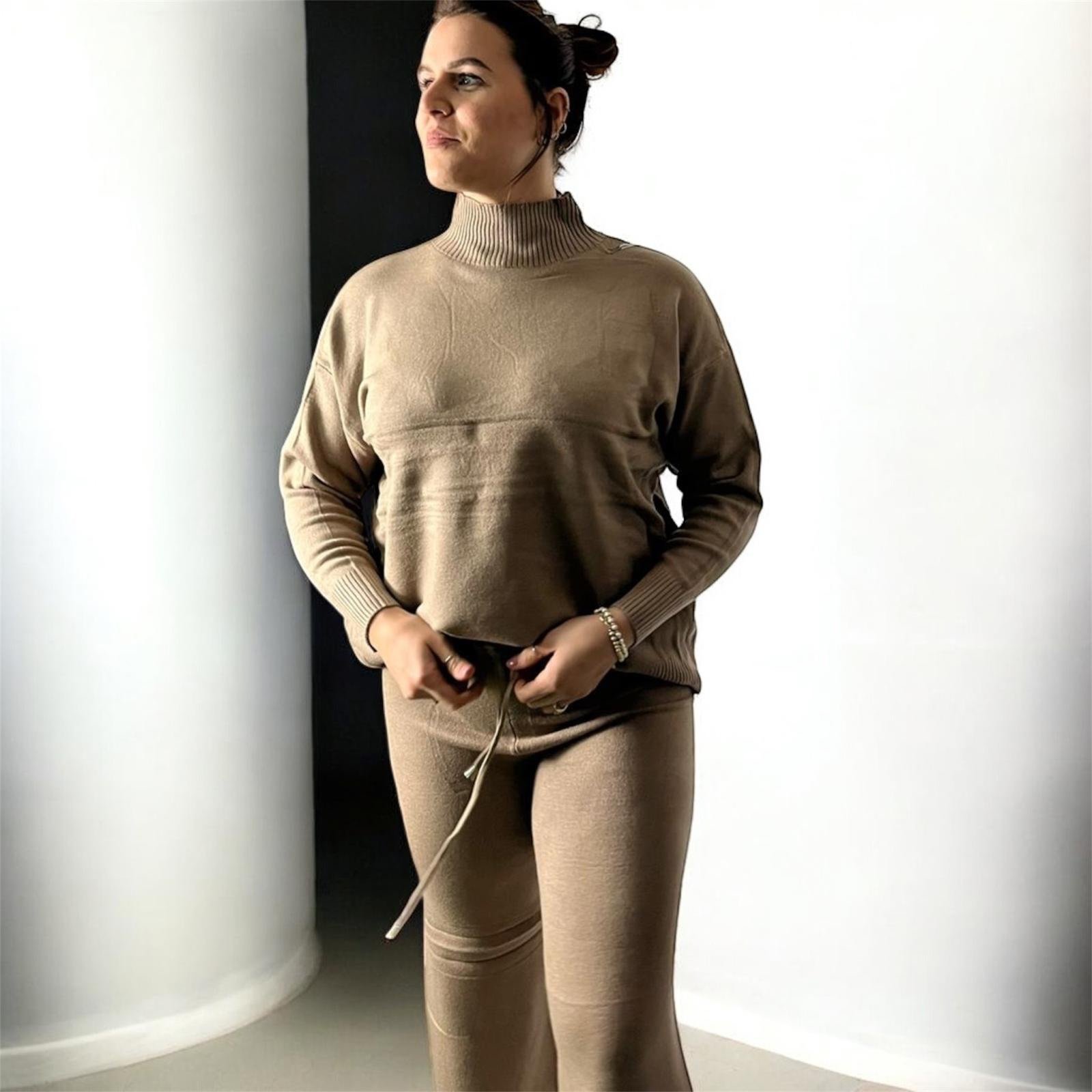 Completo Knitwear Comfort Oversize Collo Alto