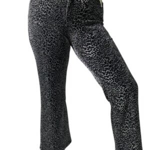 Pantaloni KICK FLARE Svasati Animalier Glitterati