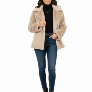 Giacca Teddy Look Casual Chic