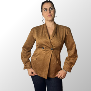 Blazer Scamosciato SUEDE con Strass