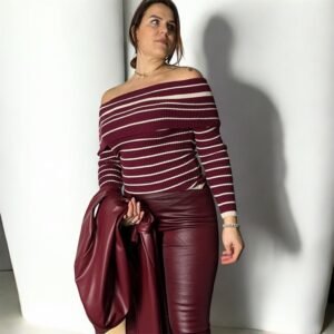 Top off Shouldera a costine e Righe