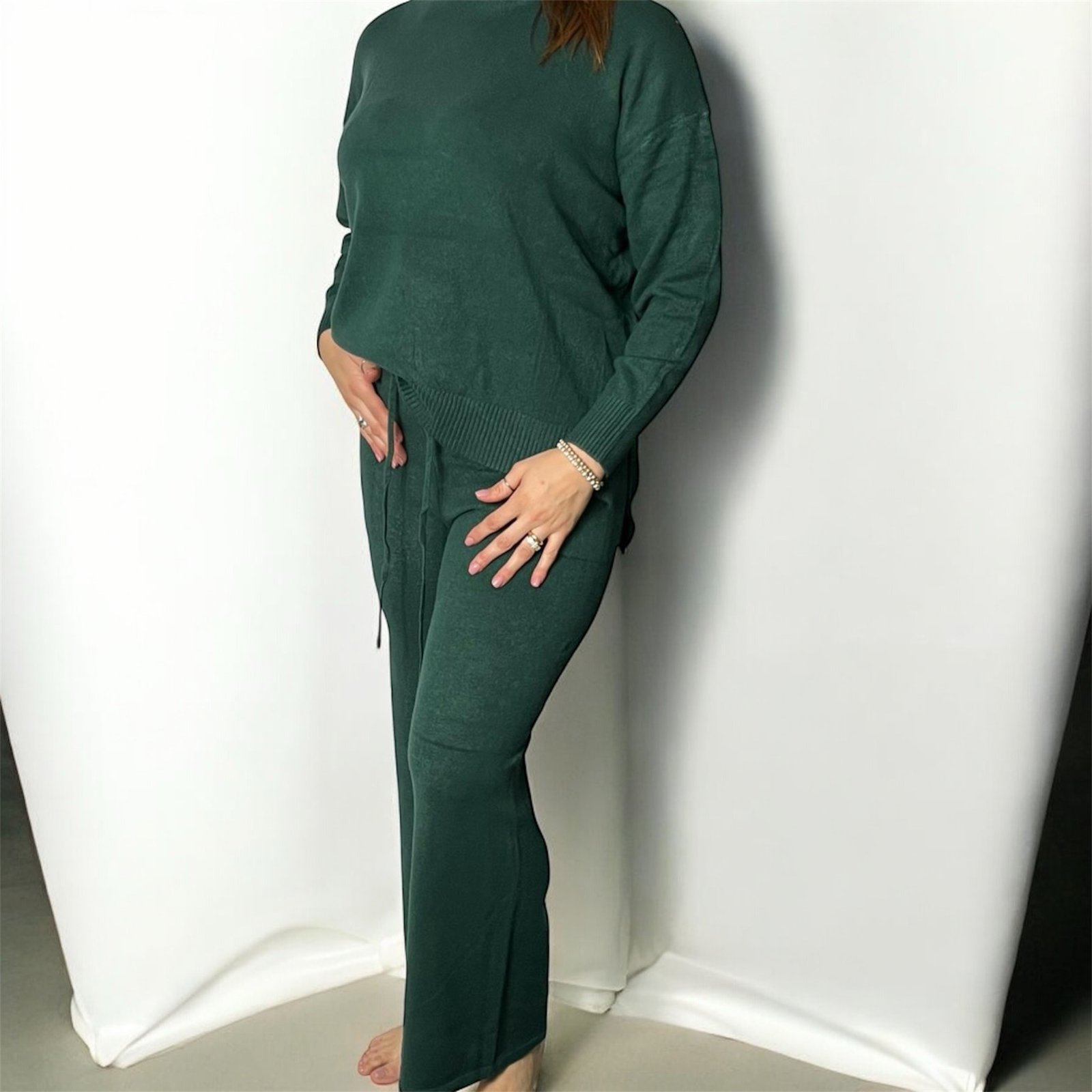 Set Lounge Wear Luxury Dolcevita e Pantaloni - immagine 2