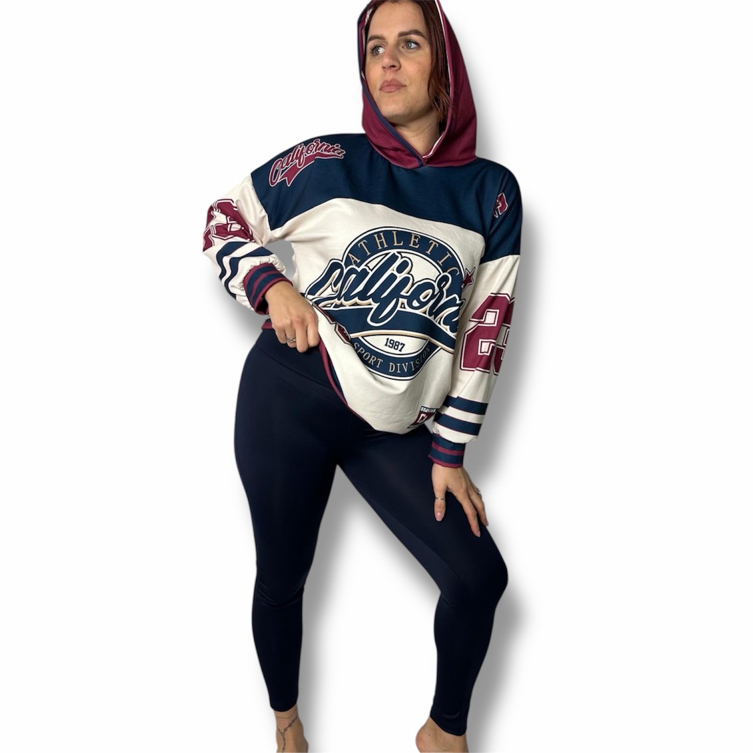 Completo Oversize California Leggins e Felpa