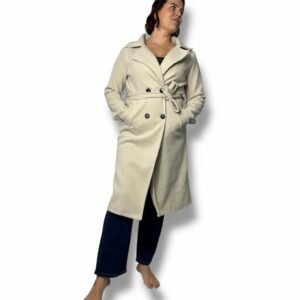 Trench Cappotto Lungo Elegante Capospalla Invernale Doppiopetto